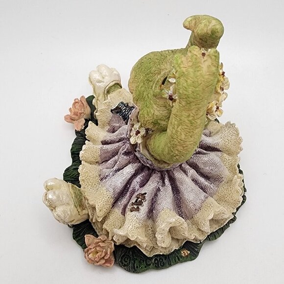 Vintage 1999 Boyds Bears "TuTu C. Rabbit...Frog Lake" Figurine with Box - Picture 4 of 13